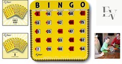 Travel-Ready Regal Bingo Cards – 8 Pack with Sliding Windows, Perfect for Groups