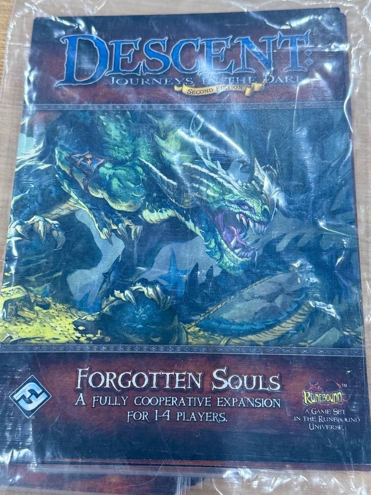 Forgotten Souls Descent Journeys In The Dark Second Edition Expansion – COMPLETE