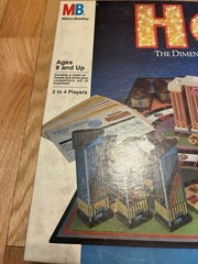 Hotels Board Game By Milton Bradley 1987 Good Pre-owned. 100% Complete