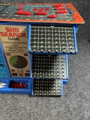 Vintage 1973 Milton Bradley Sub Search 3 Level Board Game 100% Complete