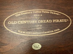 Dread Pirate Old Century Wooden Treasure Chest Version Game 2002