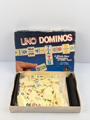 1986 UNO Dominos Game by International Games 100% COMPLETE Vintage