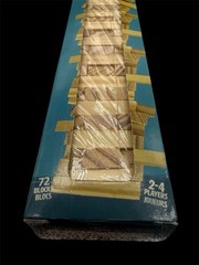 TUMBLING TOWER GAME 72 BLOCKS, WHAT A FUN GAME 2 TO 4 PLAYERS NEW IN BOX 8X2X2″