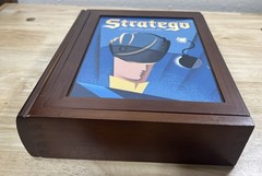 Stratego Vintage Game Collection Bookshelf Edition Wooden Box – Complete – 2005