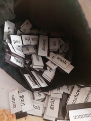 Ransom Notes Game Charty Party Word Magnets