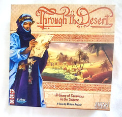 Through The Desert Board Game Strategy w/ Plastic Camels 2-5 14+