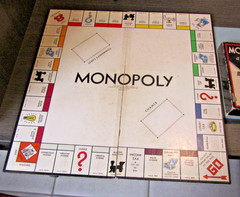1935 1946 Parker Brothers Black Box Monopoly Board Game Metal Tokens Wood Houses