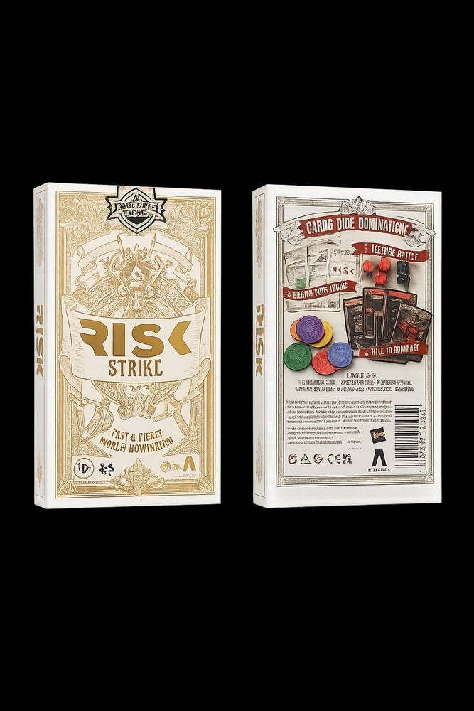 Hasbro Gaming Risk Strike Cards and Dice Game Fast & Fierce World Domination