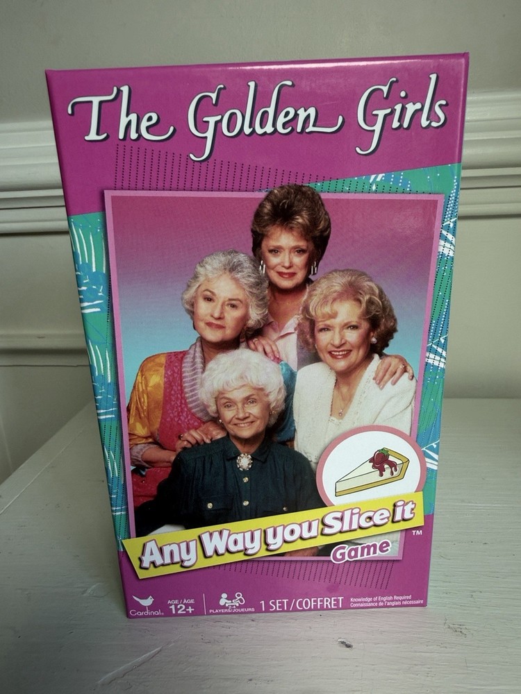 Cardinal The Golden Girls Any Way You Slice It Trivia Game, Ages 12+. NIB