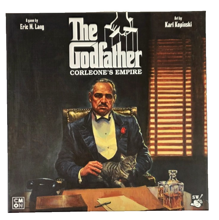 C-MON The Godfather Corleone’s Empire Board Game New/Unpunched Cards Sealed