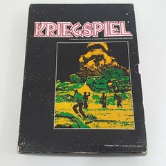 Kriegspiel Military Chess Wargame Avalon Hill 1970 Bookshelf Game 806 Punched
