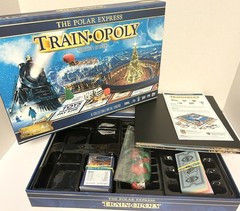 The Polar Express Train Opoly Monopoly Collector’s Edition Movie Board Game Xmas