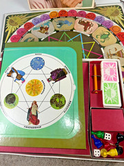 Madame Planchette Horoscope Fortune Telling Game Complete Retro Board Game