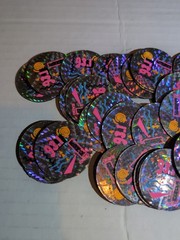 1993 Pog Pogs Lot Of 40 93.1 KQMQ Radio
