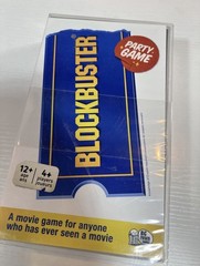 Blockbuster Video Party Board Game Card Decks Retro VHS Case Timer New open box