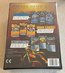 HEROES OF METRO CITY Deck Building Game + SIDEKICKS Expansion — SEALED