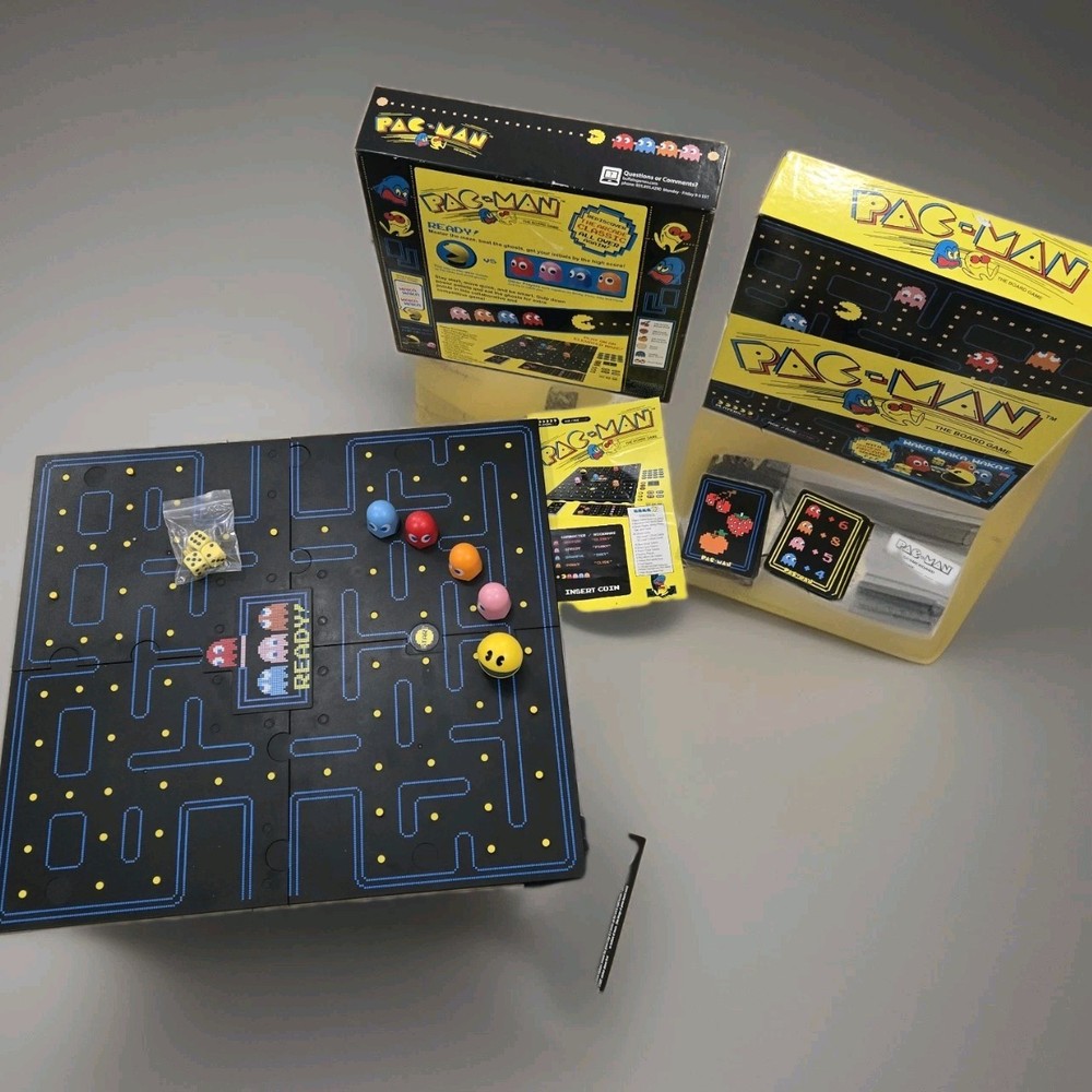 Pac-Man The Board Game Buffalo Games COMPLETE Sound Effects Weak Needs New Batte