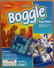 Mini “Boggle” Game Keychain by Hasbro/Basic Fun 2005 NIP