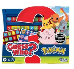 Guess Who Pokemon Edition Game 48 Characters Family Fun Board Game 2 Player NEW