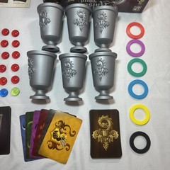 Raise Your Goblets Board Game 2016 CMON Horrible Games 100% COMPLETE