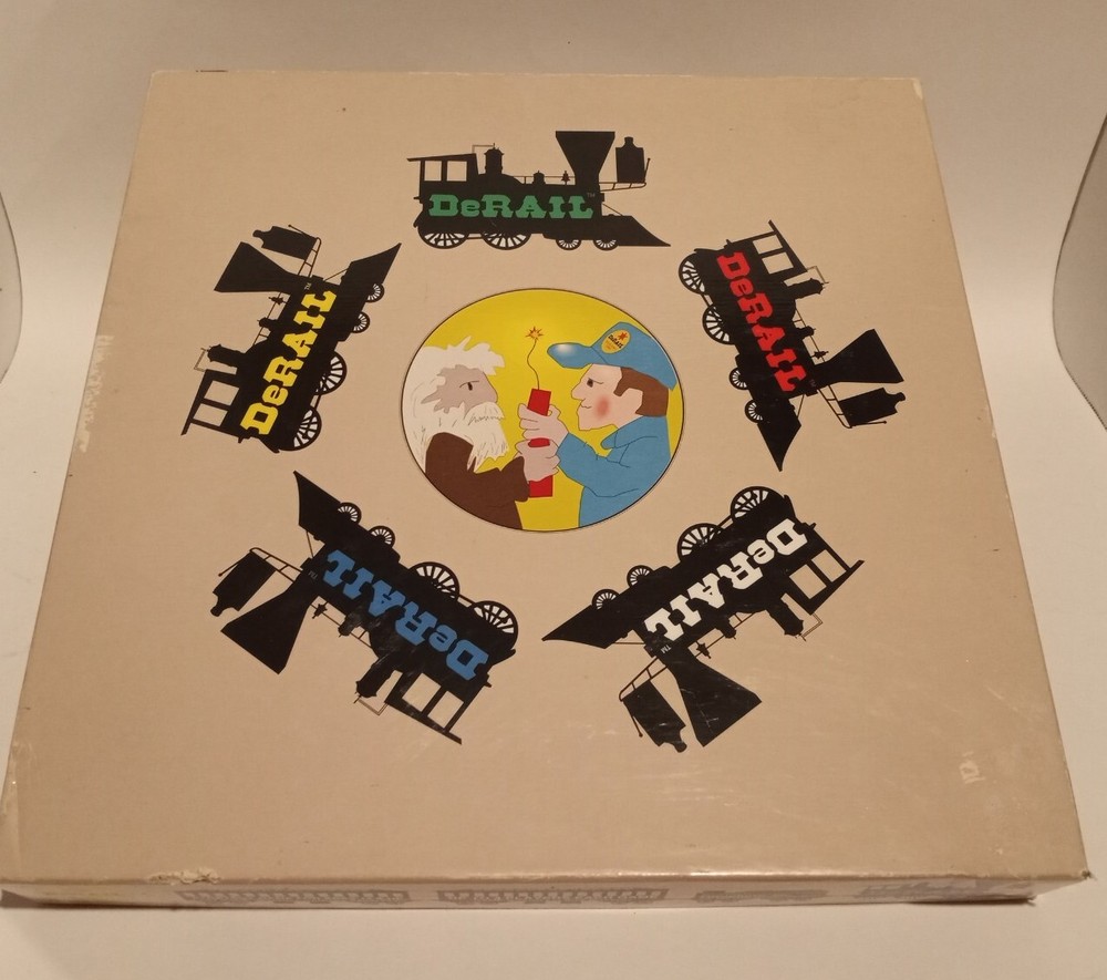 DeRAIL Boardgame by Paraphase Inc Ages 12+ Up To 4 Players