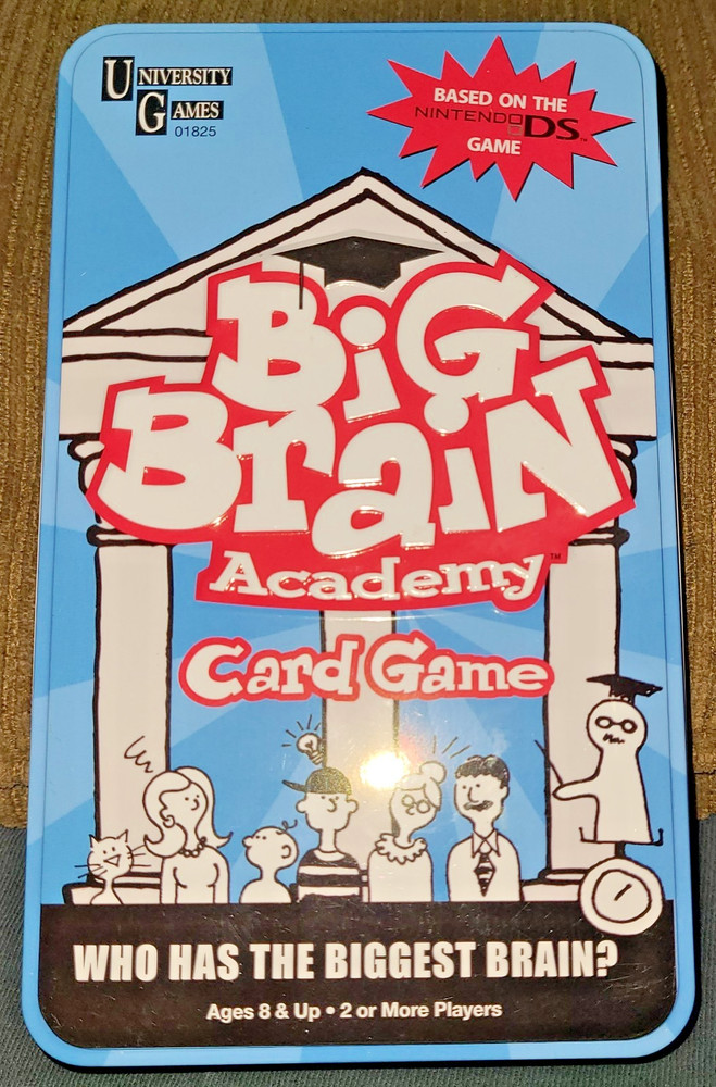 Big Brain Academy Educational Card Game ages 8+, mental fitness, 2-4 players