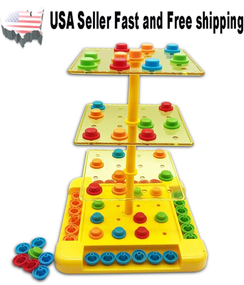 US HOT Tic Tac Turn Table Game – A CLASSIC GAME WITH A NEW TWIST ~ US Seller