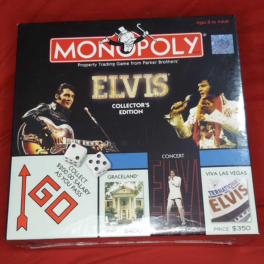 MONOPOLY Elvis Collector’s Edition Board Game, Ages 8+ – BRAND NEW SEALED