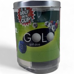Golo Golf Dice Game 1 Or More Players Age 8 & Up 2001 Golf In A Cup