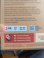 CURIOUS CARGO Board Game 100% COMPLETE 2020 AWARD NOMINEE