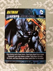 2014 DC Comics Crisis 1 Deck Game Batman Oversize Crisis Super Hero Card!