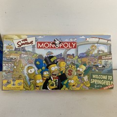 The SIMPSONS Monopoly “Welcome To Springfield” Board Game, Vintage Complete