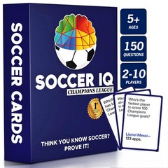 Soccer Trivia Card Game Champions League Version – 150 Soccer Trivia Question…