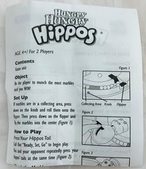 Hungry Hungry Hippos Travel Game by Milton Bradley Complete Great Cond FREE SHIP