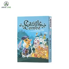 Castle Combo Board Game 2-5 Players English Version Strategy Game for Party/Fami