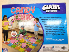 Spin Master Games Candy Land Giant Edition Board Game Ages 4+ 2-4 Players