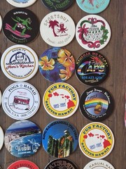 Lot Of 147 Original 90s Pogs All Hawaiian Milk Caps Advertising + W/ Trov Case