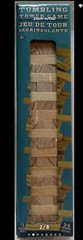 Tumbling Tower Game- 72 Wooden Blocks 2-4 Players Mini Travel Style Classic Fun!