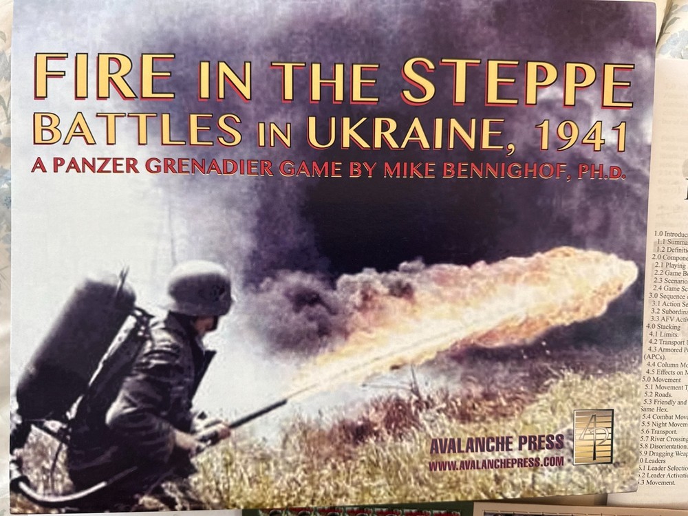 Avalanche Fire in the Steppe – Battles in Ukraine 1941 Unpunched NM