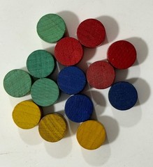 1940 PARKER BROTHERS – INDIA BOARD GAME REPLACEMENT PIECES ONLY