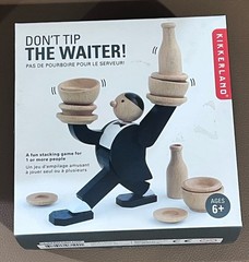 Don’t Tip The Waiter Game-Kikkerland- NEW-Fun Stacking Game For 1 Or More People