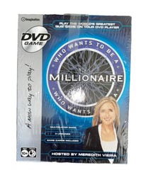 New Who Wants To Be A Millionaire? DVD Game w/ Host Meredith Viera Board Game