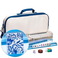 Yellow Mountain Imports American Mahjong 21.1 x 10.2 x 2.8 inches, Off-white