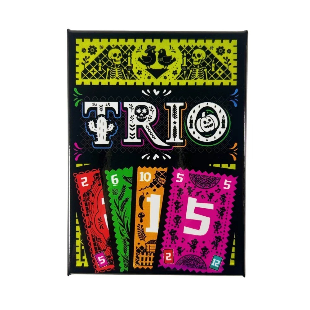 Strategic Card Board Game TRIO Card Fun For 3-6 Players Family Parties Toy