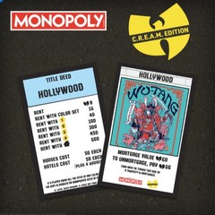 Wu Tang Clan MONOPOLY Board Game Cream (C.R.E.A.M. Edition) New Sealed