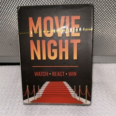 Movie Night Card Game Interactive Family Fun for Movie Lovers – Watch React Win