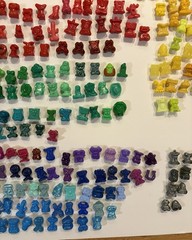 450 Piece Lot – GoGoS CRAZY BONES – Eggy, Aliens, Glitter, Jaws, Clear, Etc