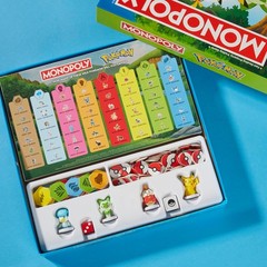 Monopoly Pokémon Edition Board Game Ages 8 and Up 2 to 4 Players Kids Game