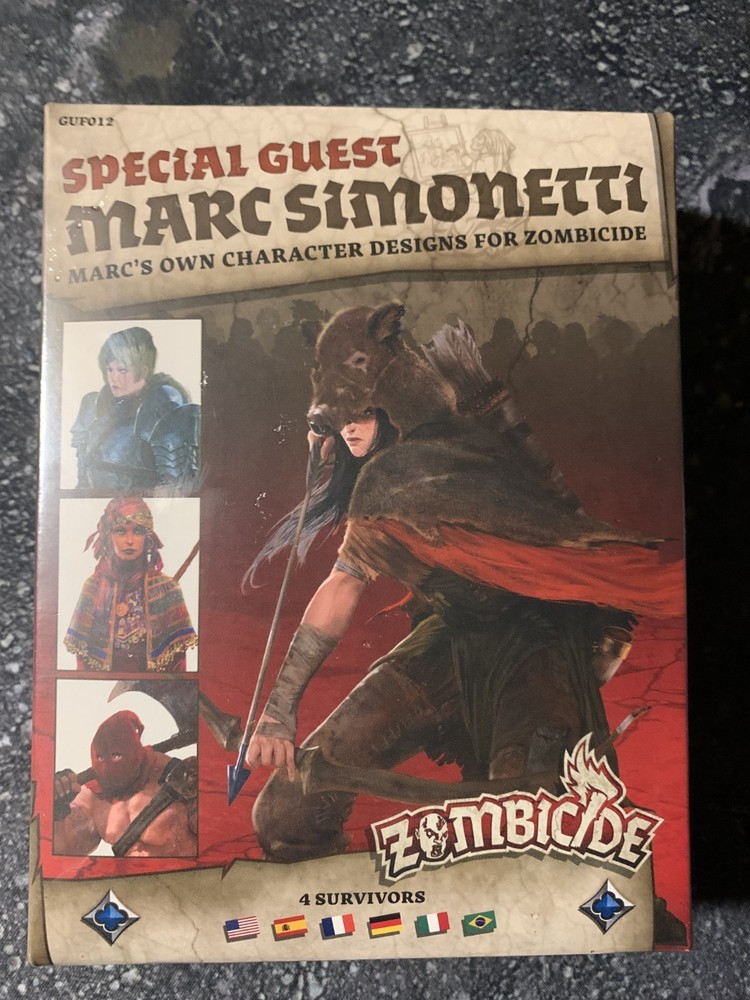 Zombicide Black Plague Special Guest Marc Simonetti Box New Shrink Kickstarter