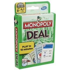 Monopoly Deal Card Game | Quick-Playing 5 1/2″ H, White, Multi-colo